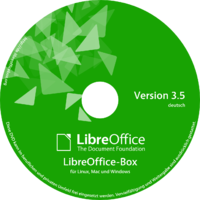 dvd box green label LibreOffice-Box 3.5 DE