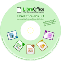 dvd box label LibreOffice-Box DE
