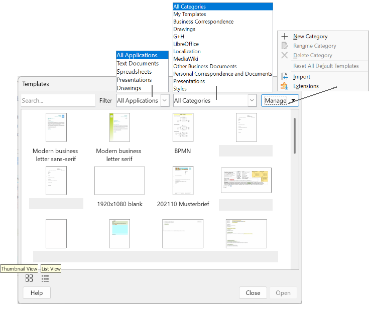 Document Templates in Writer - The Document Foundation Wiki