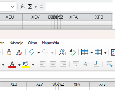 Název sloupce před a po