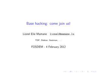Base Hacking