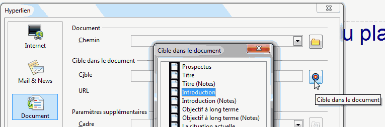 copie d'écran menu contextuel