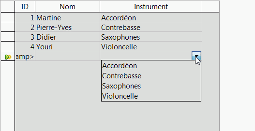 Selection from a unique index