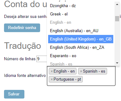 Screenshot Display a second source language above the English one
