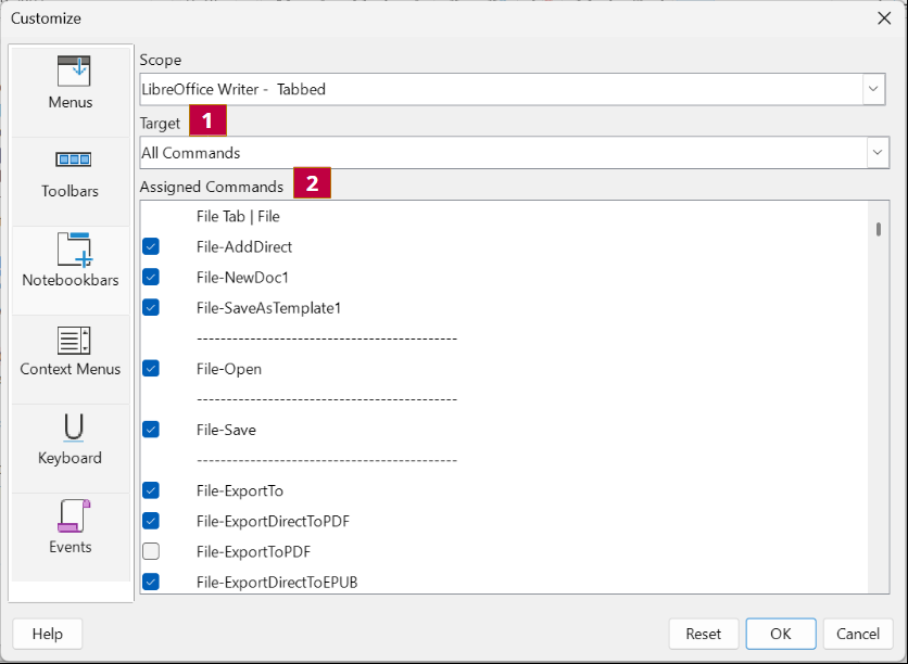 Tools Customize menu - The Document Foundation Wiki