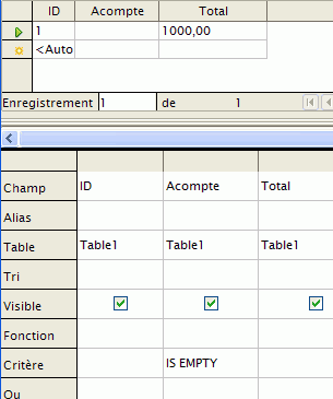Selecting rows with empty values
