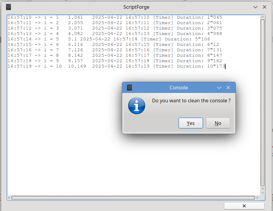 Appropiate use of terminal (console).