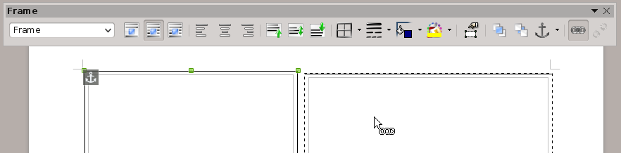 screenshot of cursor frame