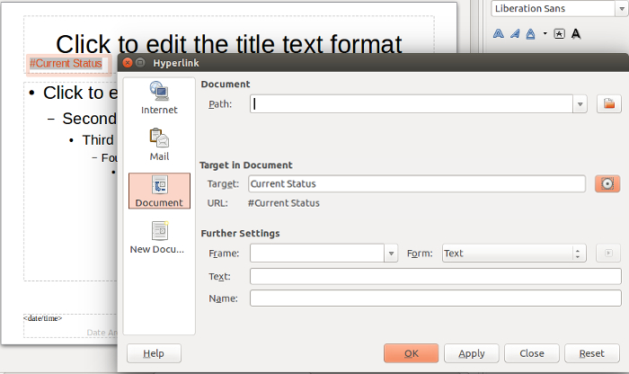 Defining custom slide overview