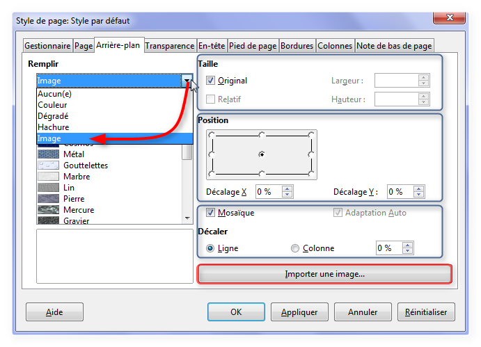 Comment Mettre Un Fond Sur Une Page De Garde Openoffice image en filigrane open office