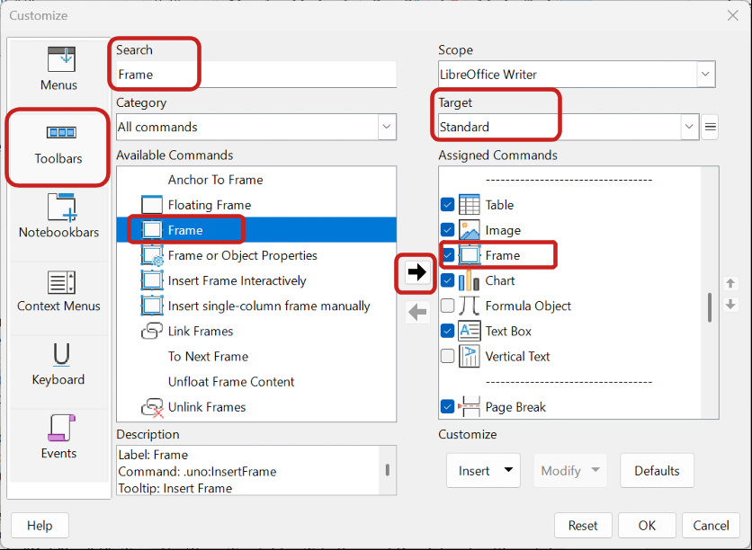 Frame in Writer - The Document Foundation Wiki