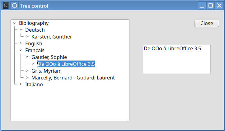 A Tree control helps displaying data in a hierarchical manner (the easy way)