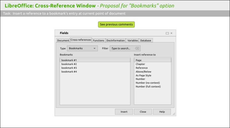 File:LibreOffice 5 Cross-Reference Window - Proposal for "Bookmarks" option.png