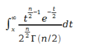 Documentation/Calc Functions/CHISQ.DIST.RT - The Document Foundation Wiki