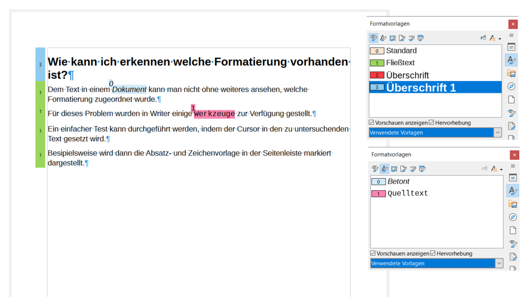 Hervorhebung