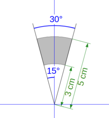 Winkel und Radius