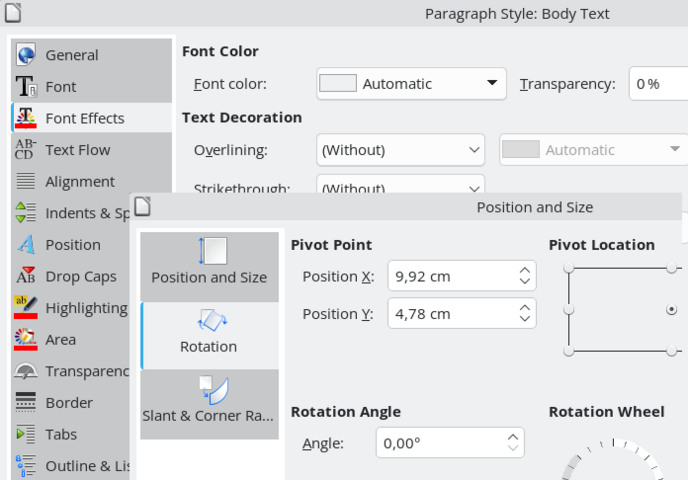 Vertical tabs with small and large icons depending on the number of tabs