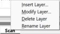 "Layer" Context menu