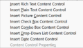 Form Content Controls