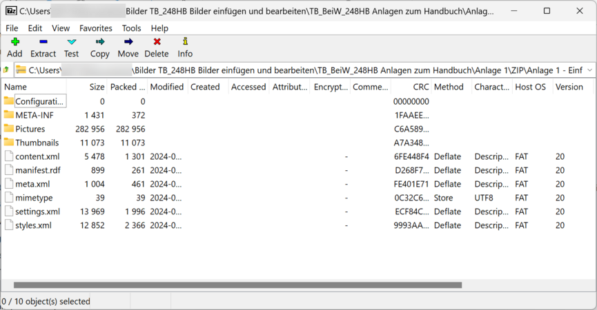Figure 2 - ZIP Startwindow