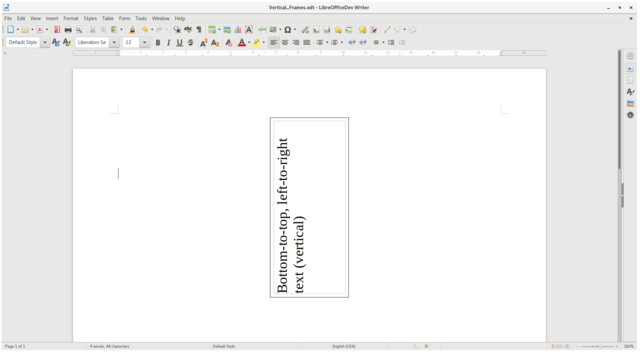 File:LibreOffice 6.4 Writer Text Frames BTLR.png - The Document ...