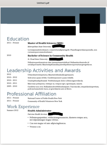 Screenshot of a redacted document, finalized and exported as PDF