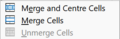 Format Merge and Unmerge Cells