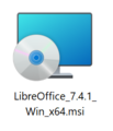 Win11 - LibreOffice installation files version 7.4.1 64-Bit - Program
