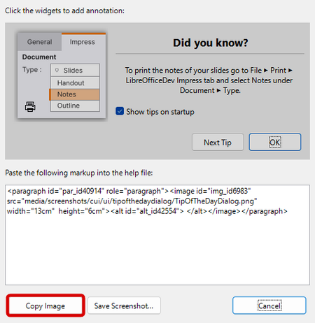 Copy screenshot to clipboard