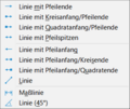 Form Einfügen Linien und Linienspitzen