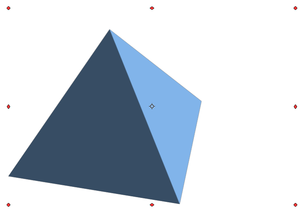 Figure 7 : Autre angle de vue du tétraèdre