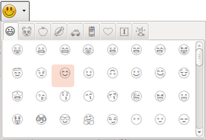 Emoji表情对话框