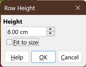Height = 8.00 cm