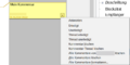 Kontextmenü "Befehle für Kommentar"