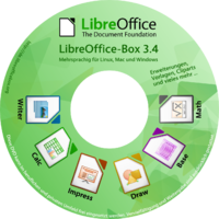 dvd box label LibreOffice-Box 3.4 DE