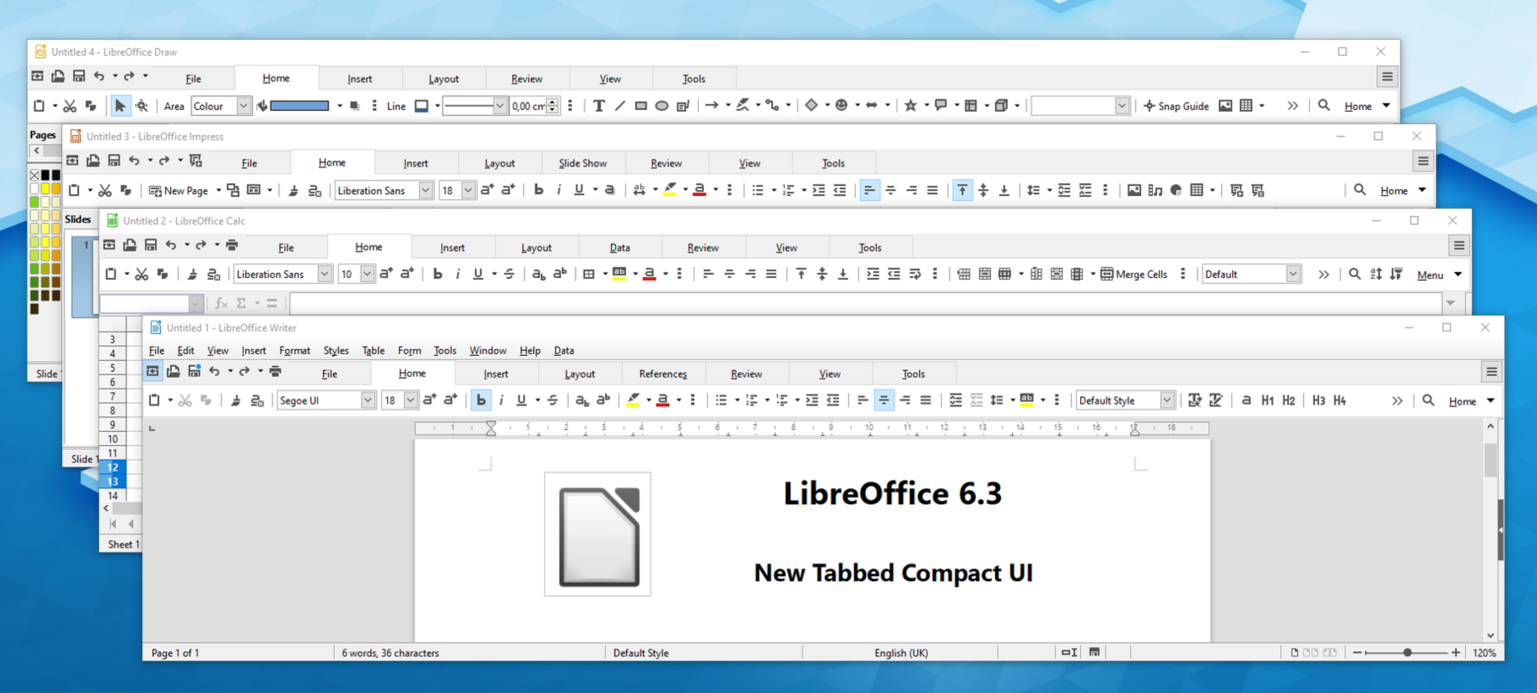 The new Tabbed Compact UI.