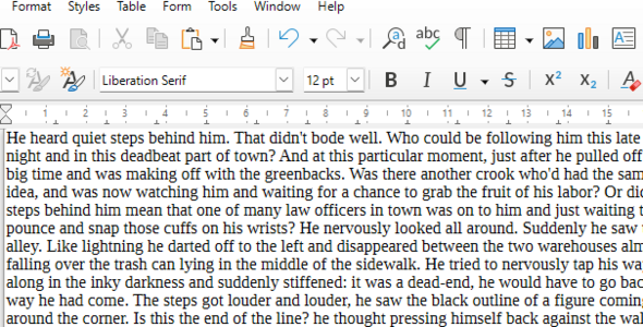 Draft View.