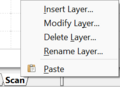 "Layer" Context menu