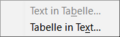 Tabelle Umwandeln