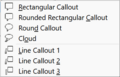 Shape Insert CalloutShapes